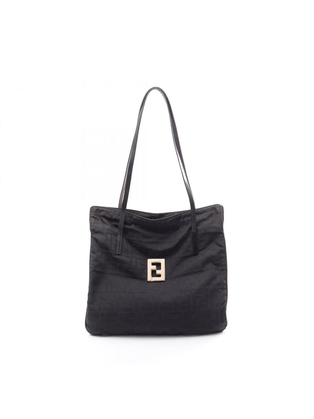 Fendi Zucca Tote Shoulder Bag Nylon #351889F54B